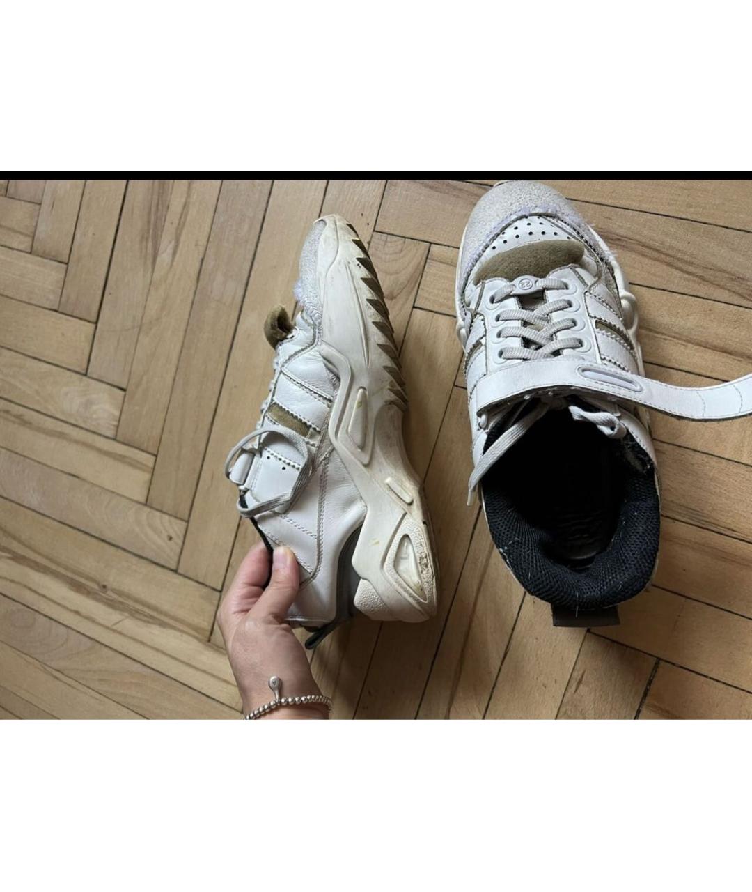 MM6 MAISON MARGIELA Кожаные кроссовки, фото 3