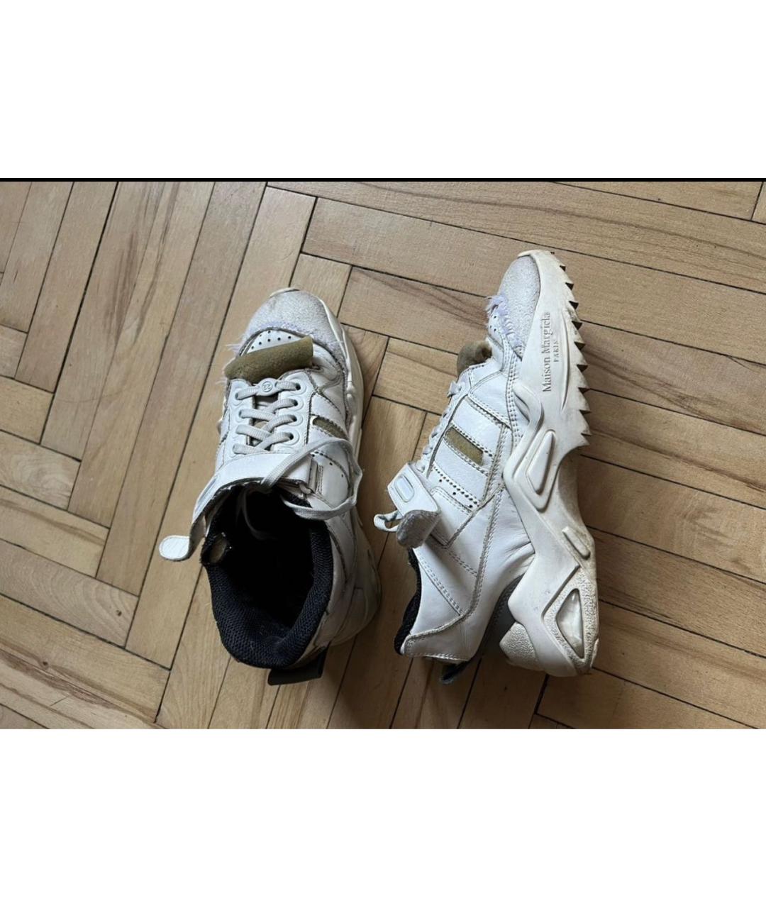 MM6 MAISON MARGIELA Кожаные кроссовки, фото 2