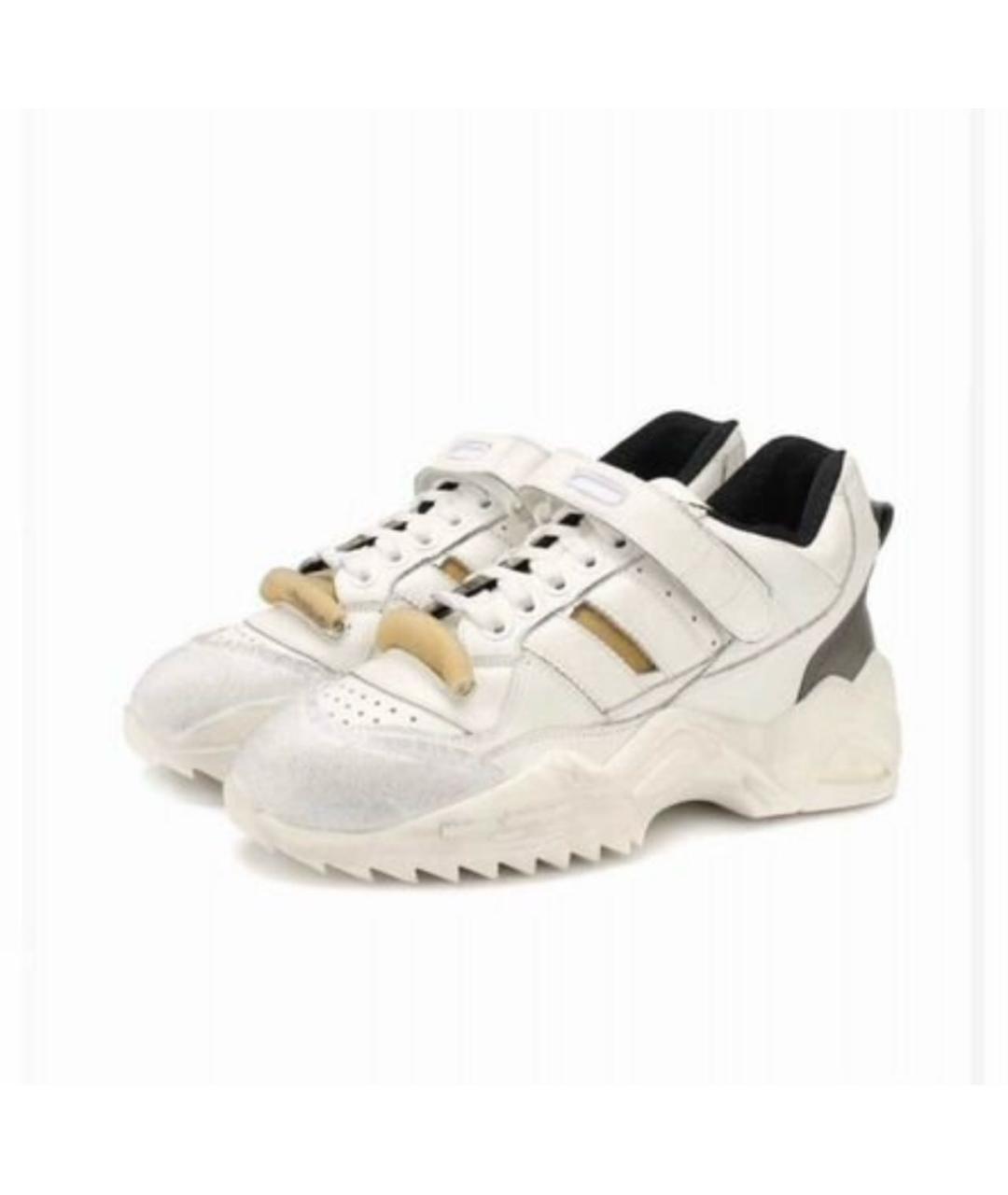 MM6 MAISON MARGIELA Кожаные кроссовки, фото 4