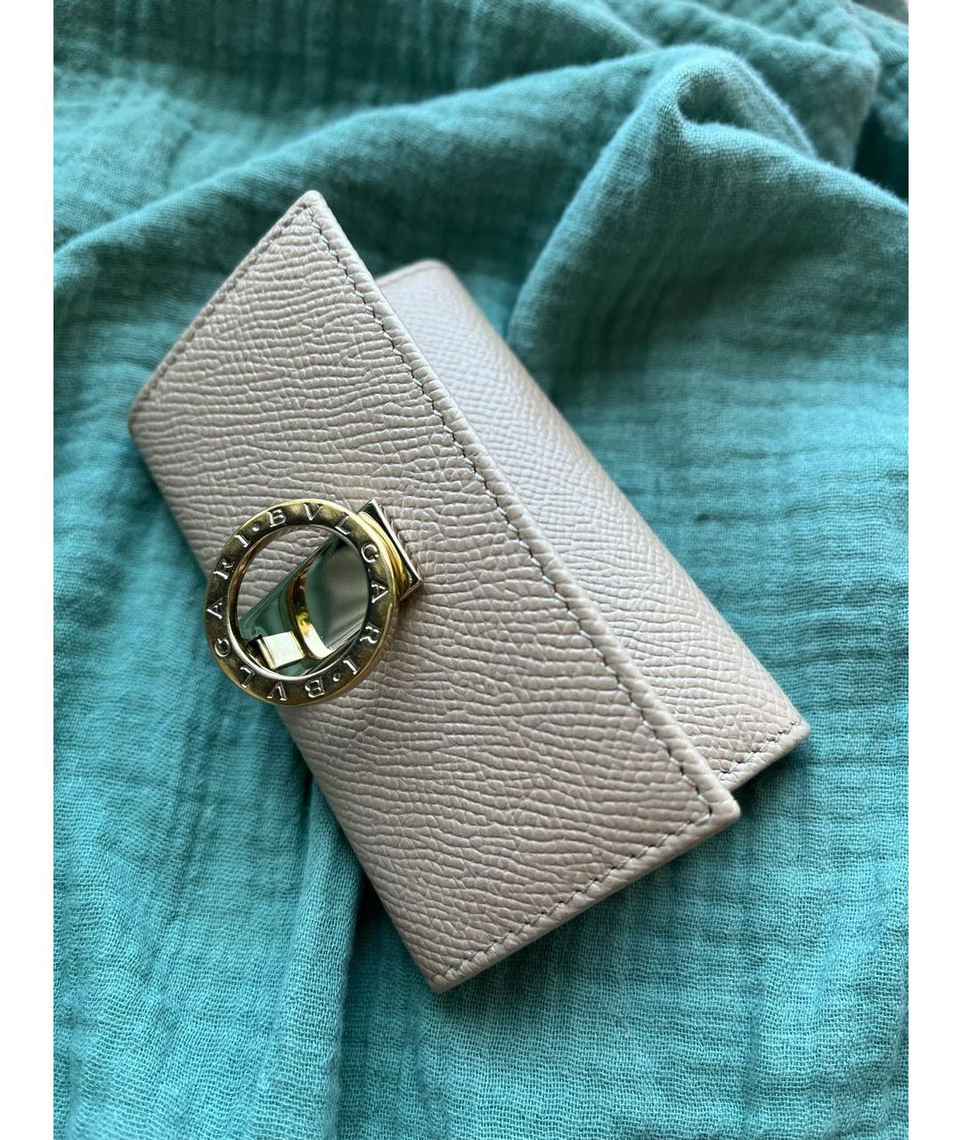 BVLGARI Бежевая ключница, фото 6