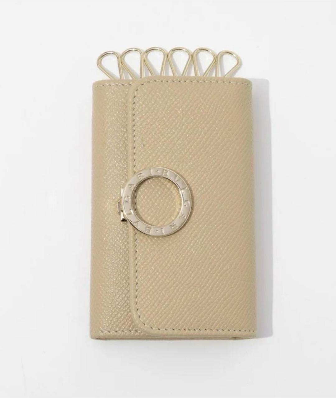 BVLGARI Бежевая ключница, фото 9