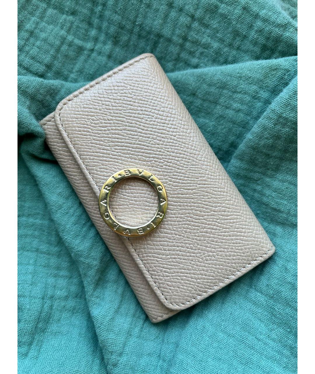 BVLGARI Бежевая ключница, фото 2