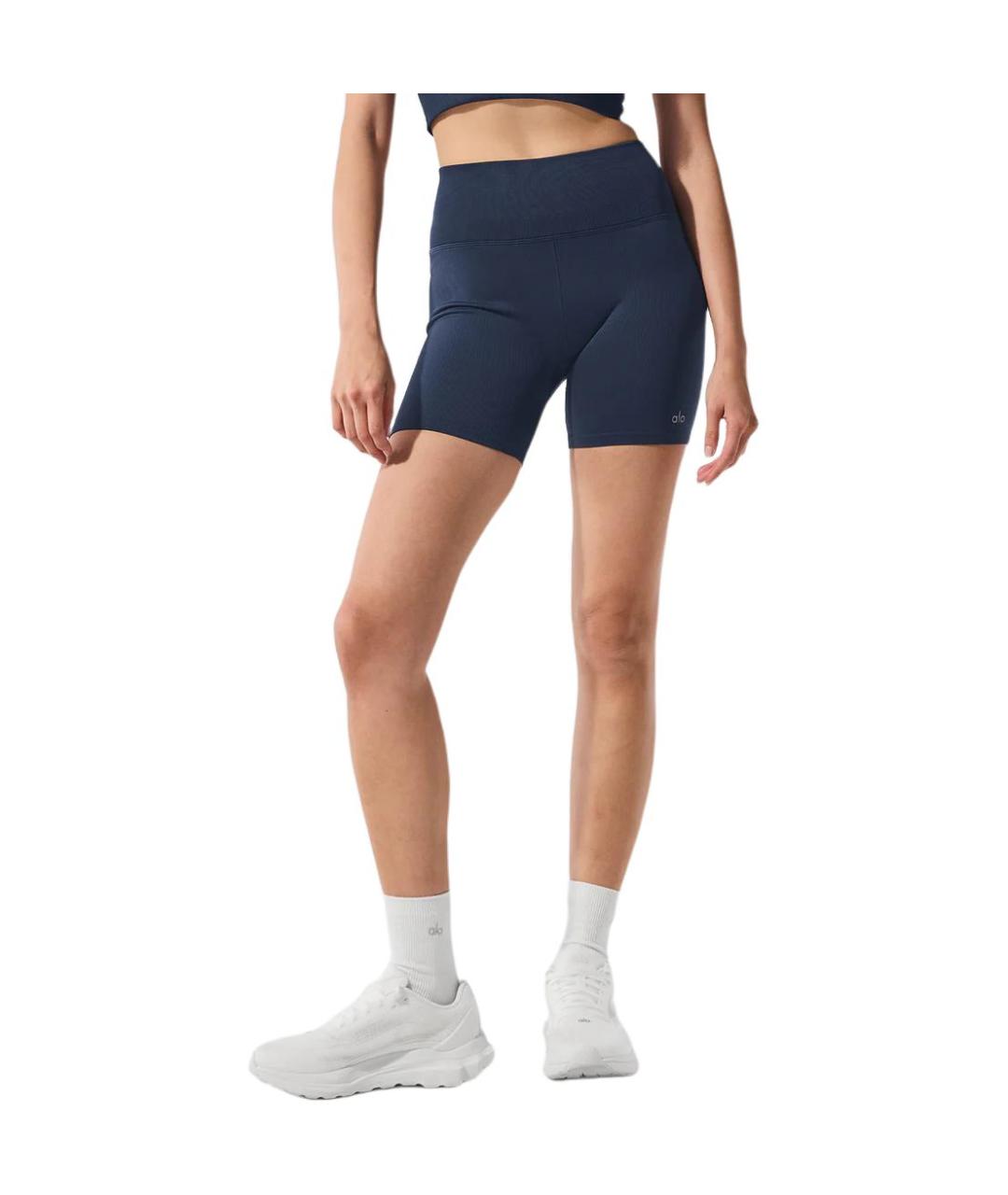 ALO YOGA Синие спортивные брюки и шорты, фото 4