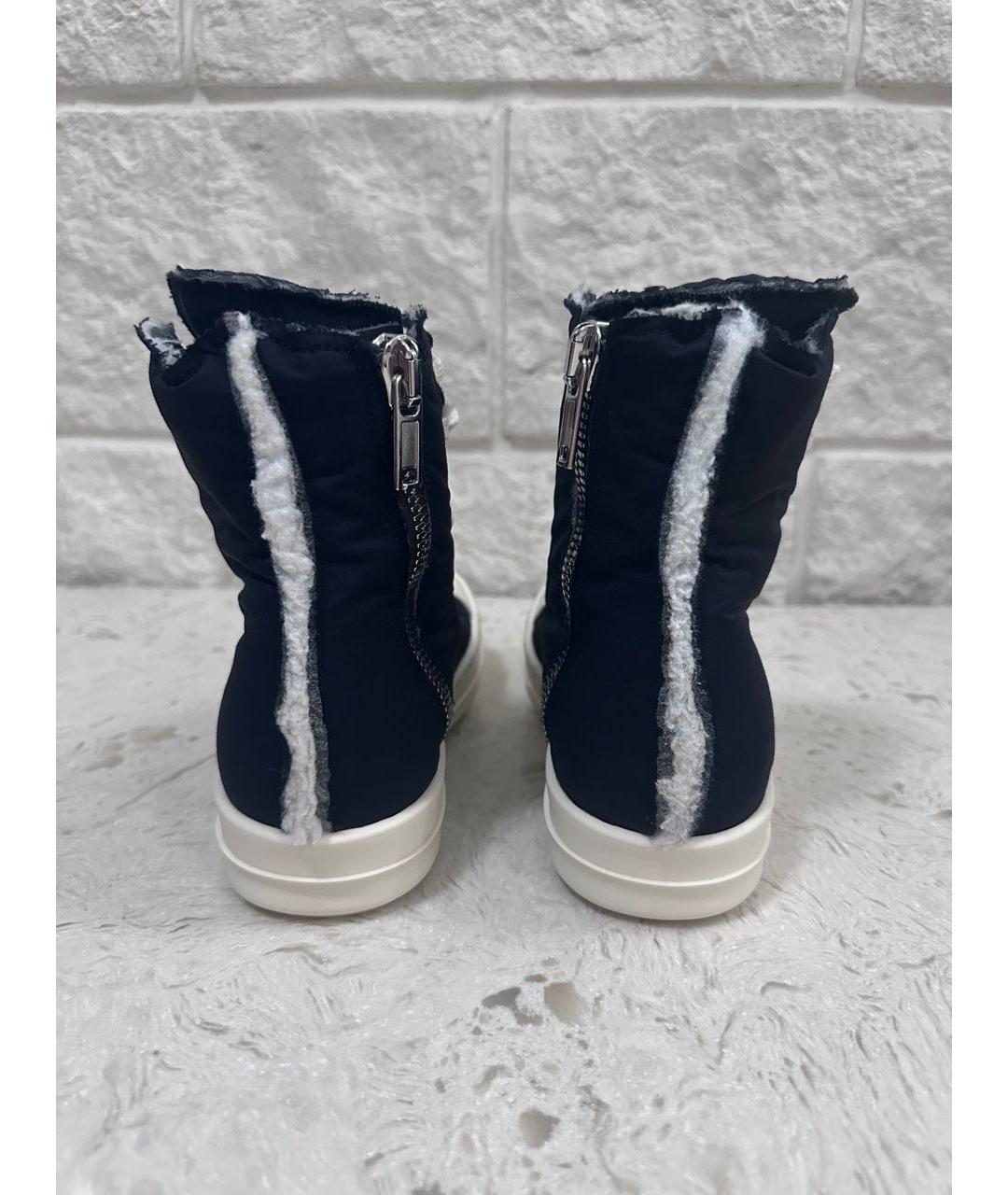 RICK OWENS DRKSHDW Черные кеды, фото 3