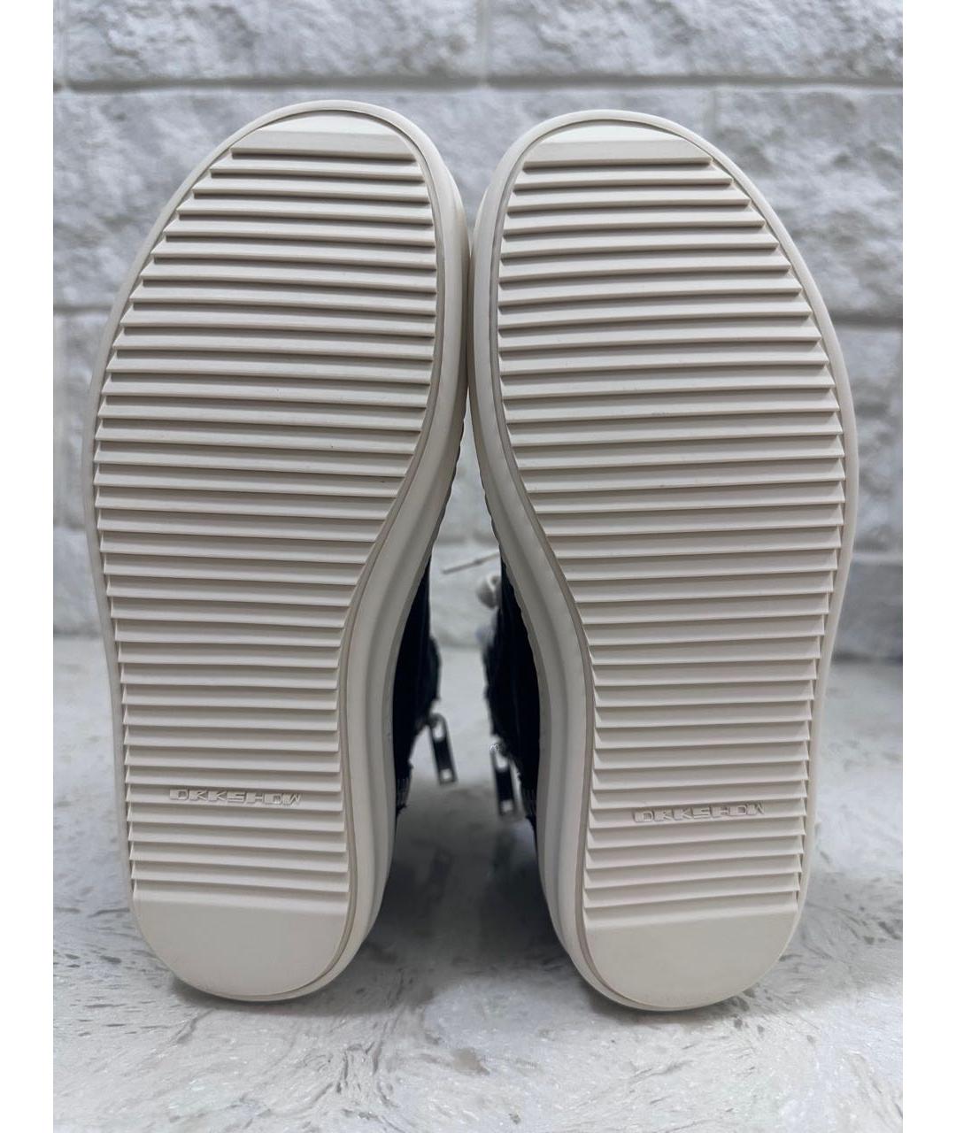 RICK OWENS DRKSHDW Черные кеды, фото 4