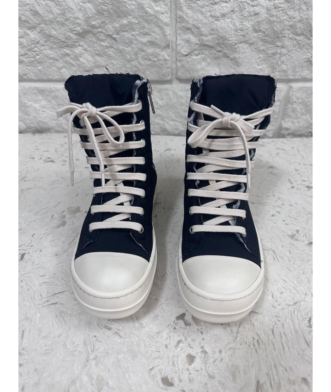 RICK OWENS DRKSHDW Черные кеды, фото 2