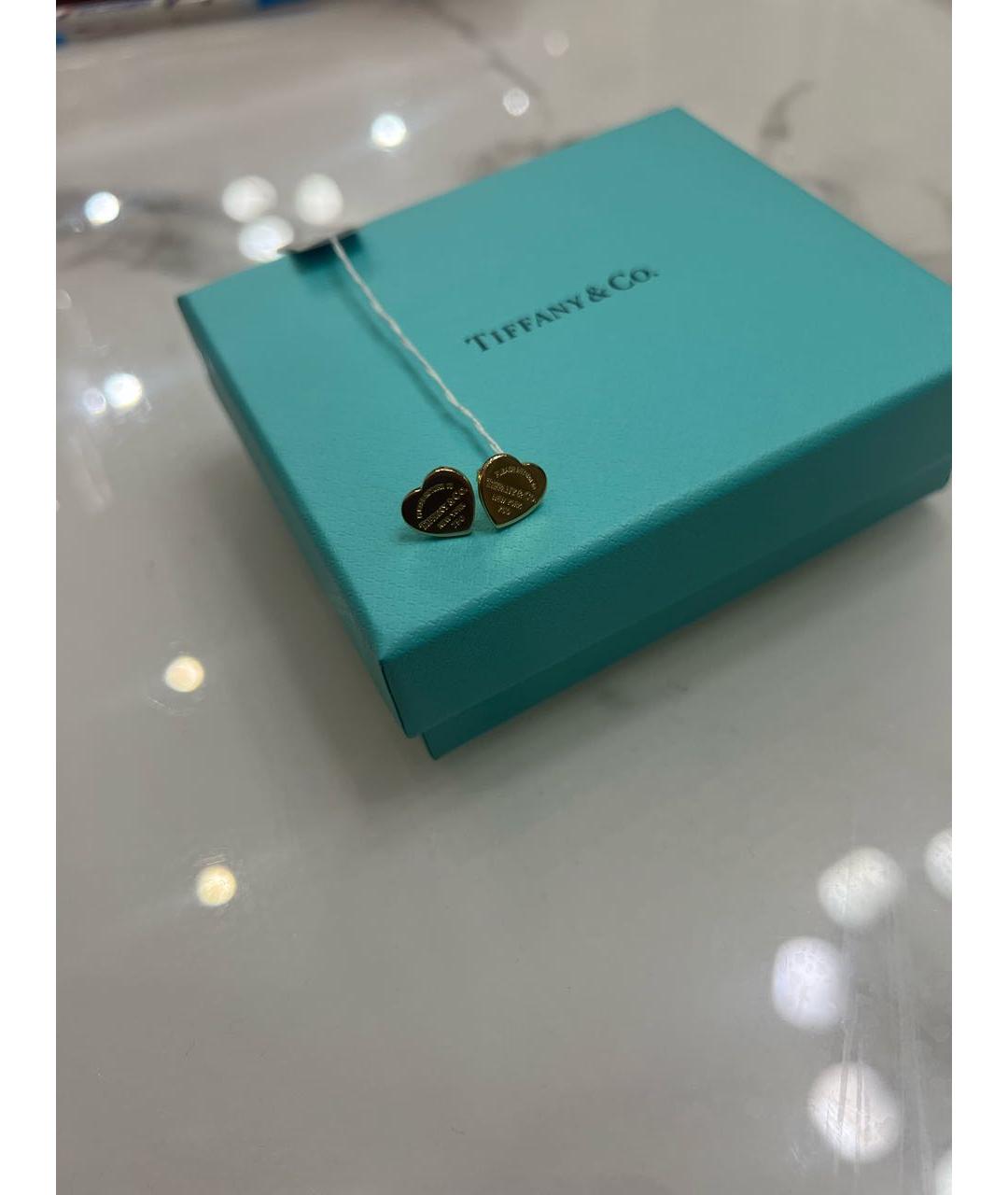 TIFFANY&CO Золотые серьги из желтого золота, фото 3