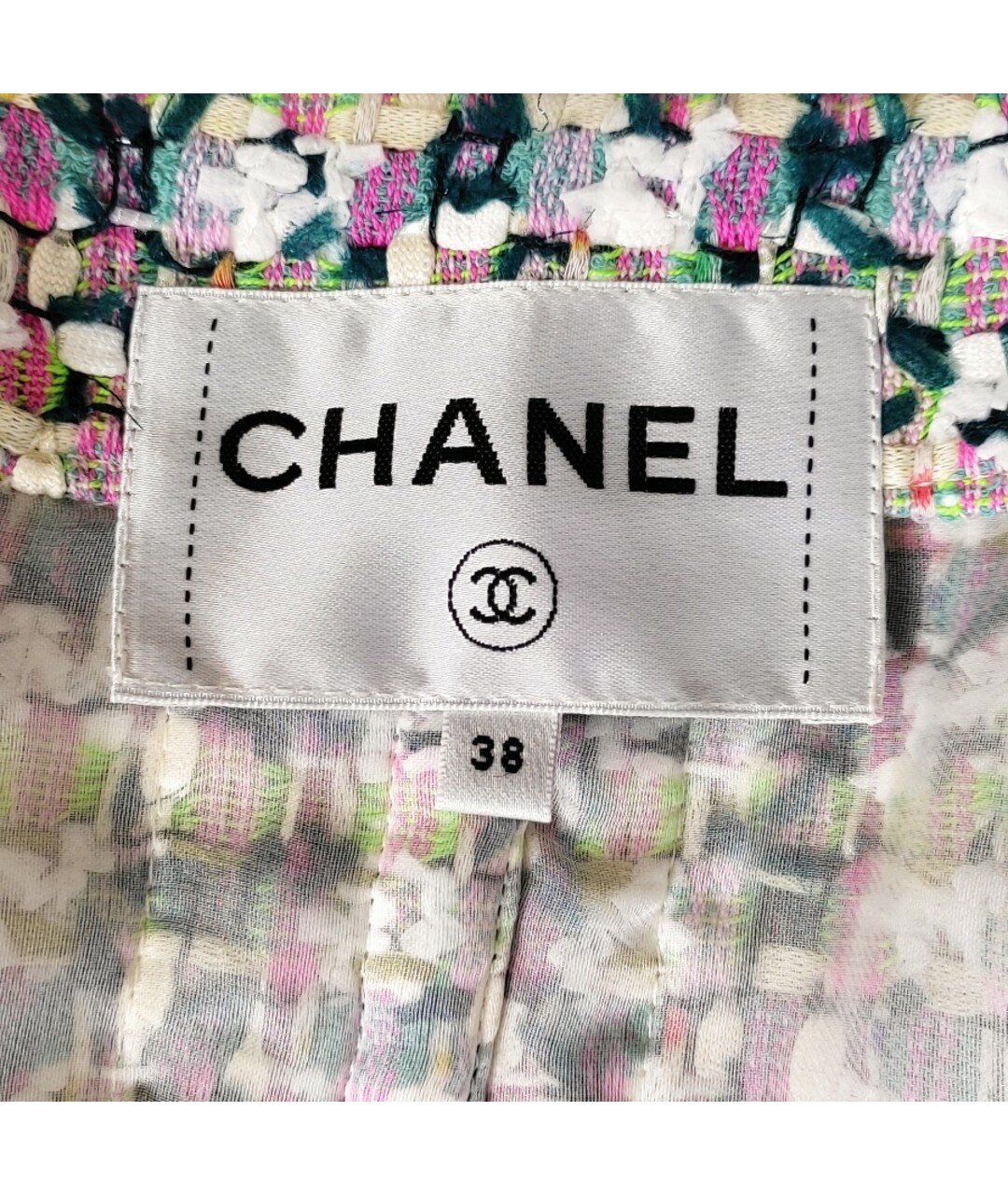 CHANEL PRE-OWNED Мульти твидовое пальто, фото 5