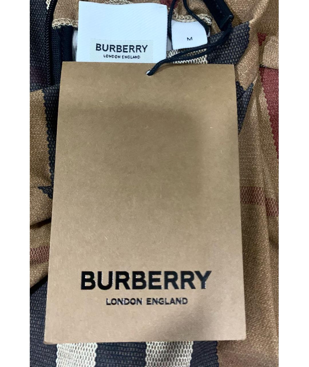 BURBERRY Коричневая полиамидовая водолазка, фото 3