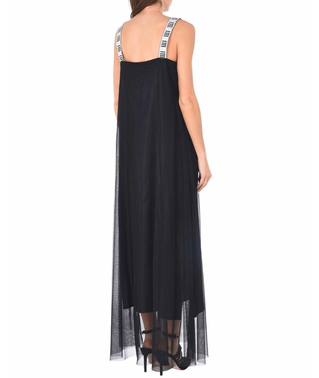 I'M ISOLA MARRAS Черное полиамидовое вечернее платье, фото 2