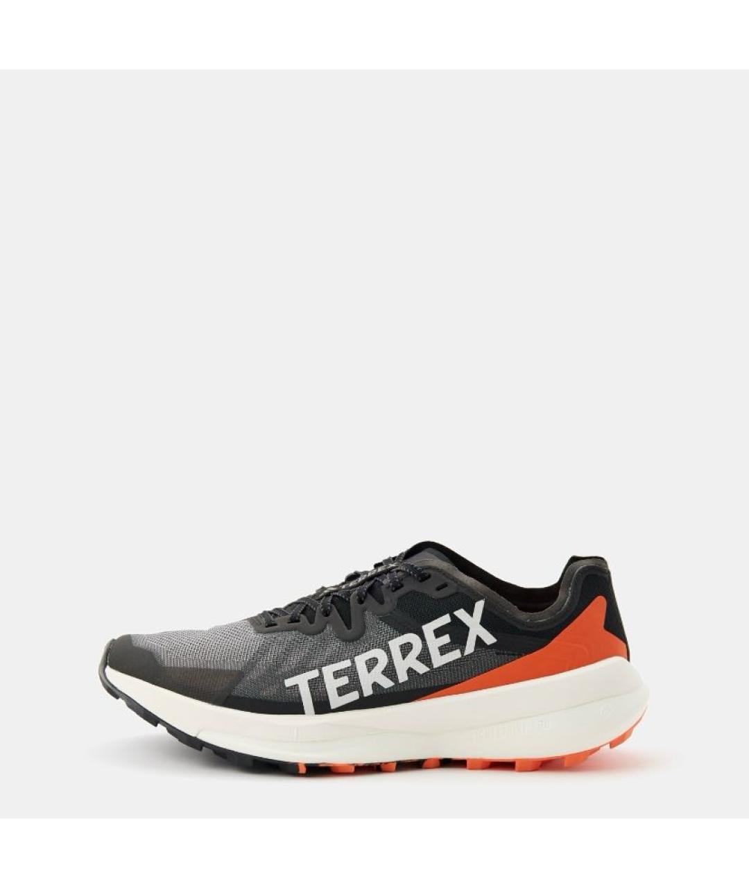 ADIDAS Антрацитовые текстильные низкие кроссовки / кеды, фото 2