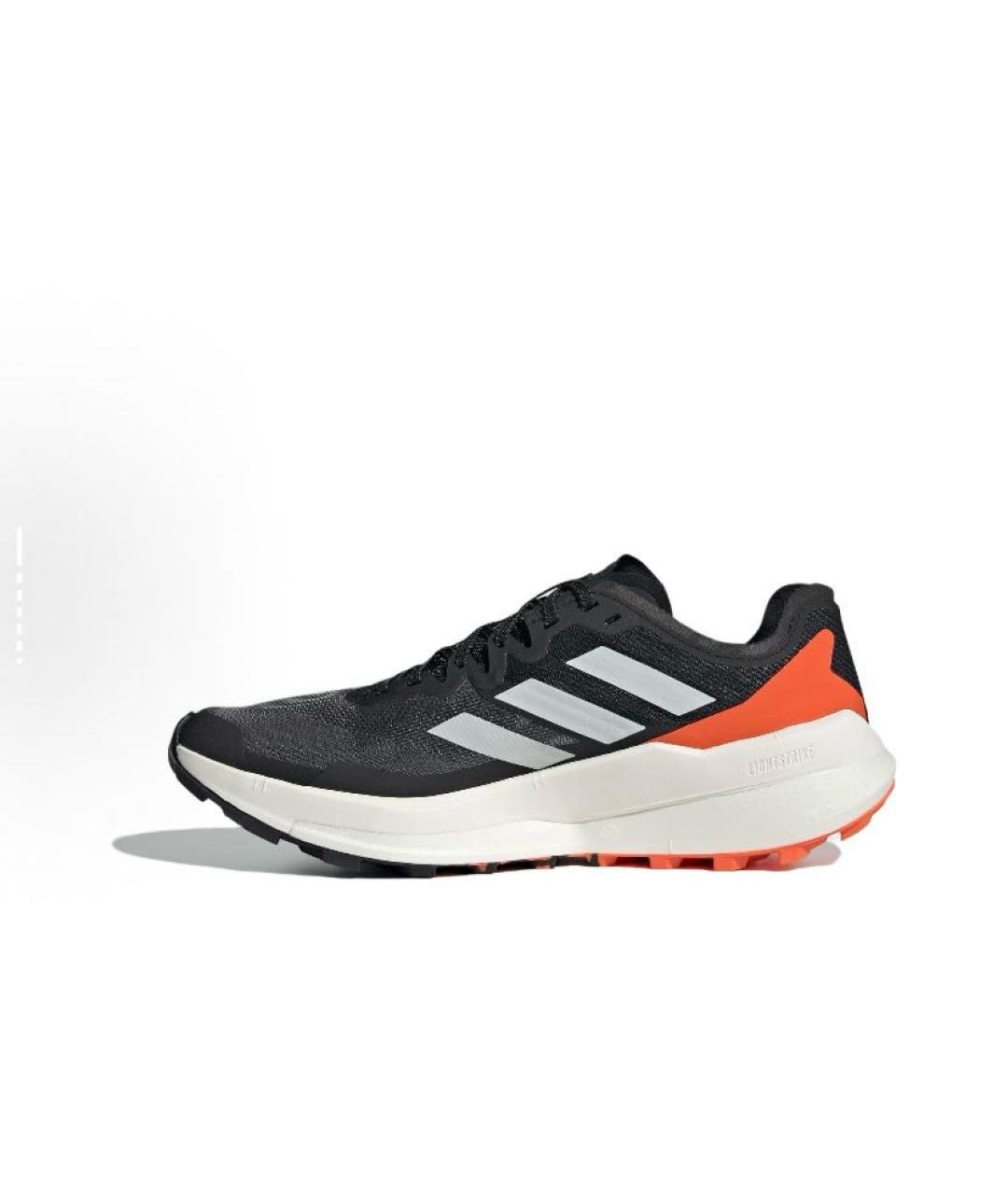 ADIDAS Антрацитовые текстильные низкие кроссовки / кеды, фото 3