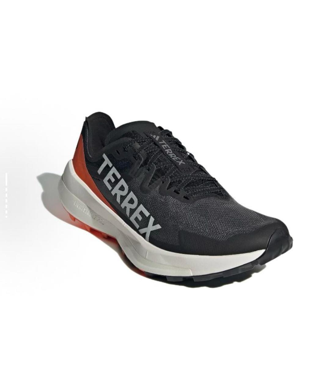 ADIDAS Антрацитовые текстильные низкие кроссовки / кеды, фото 4