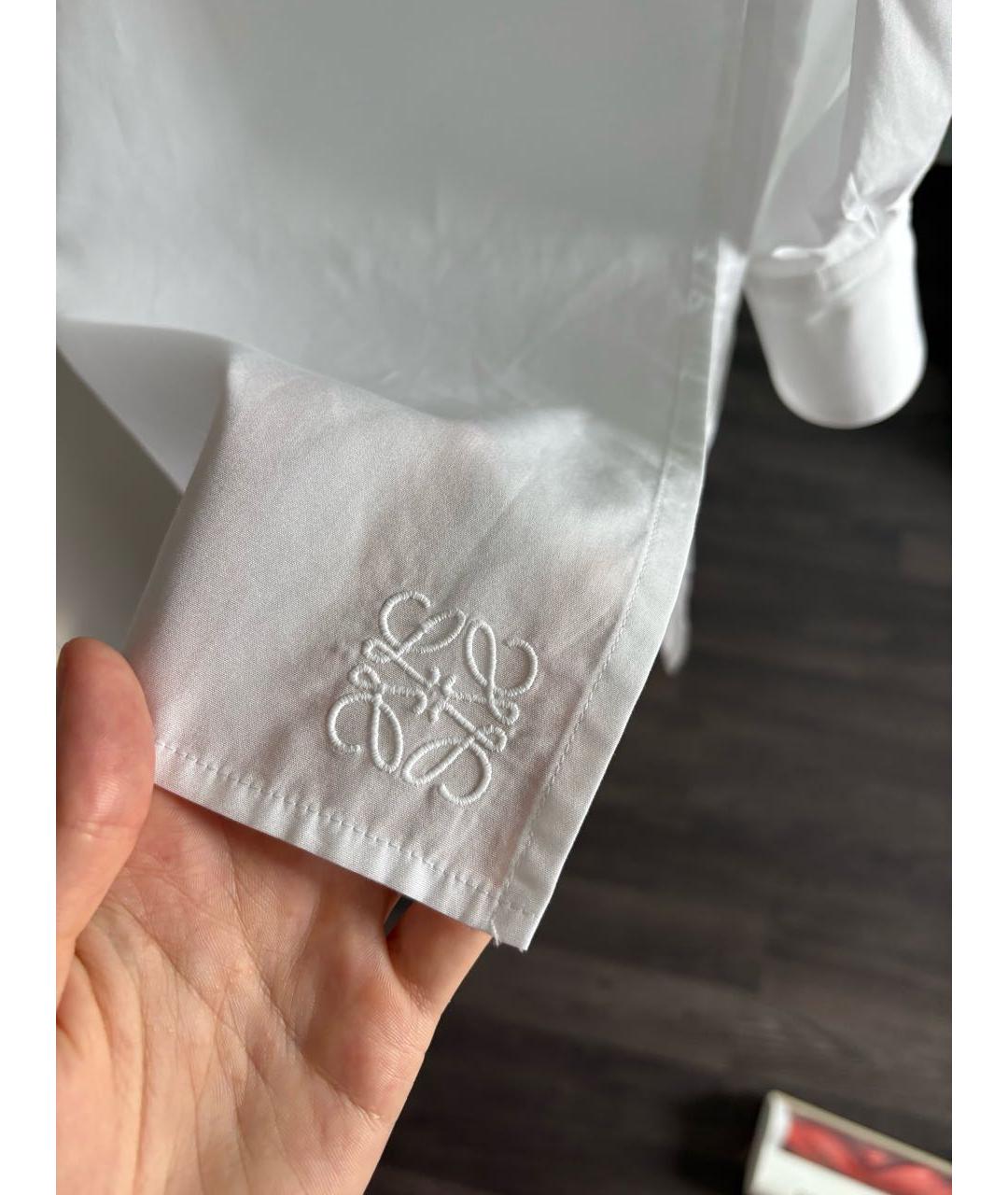 LOEWE Белая хлопковая рубашка, фото 4