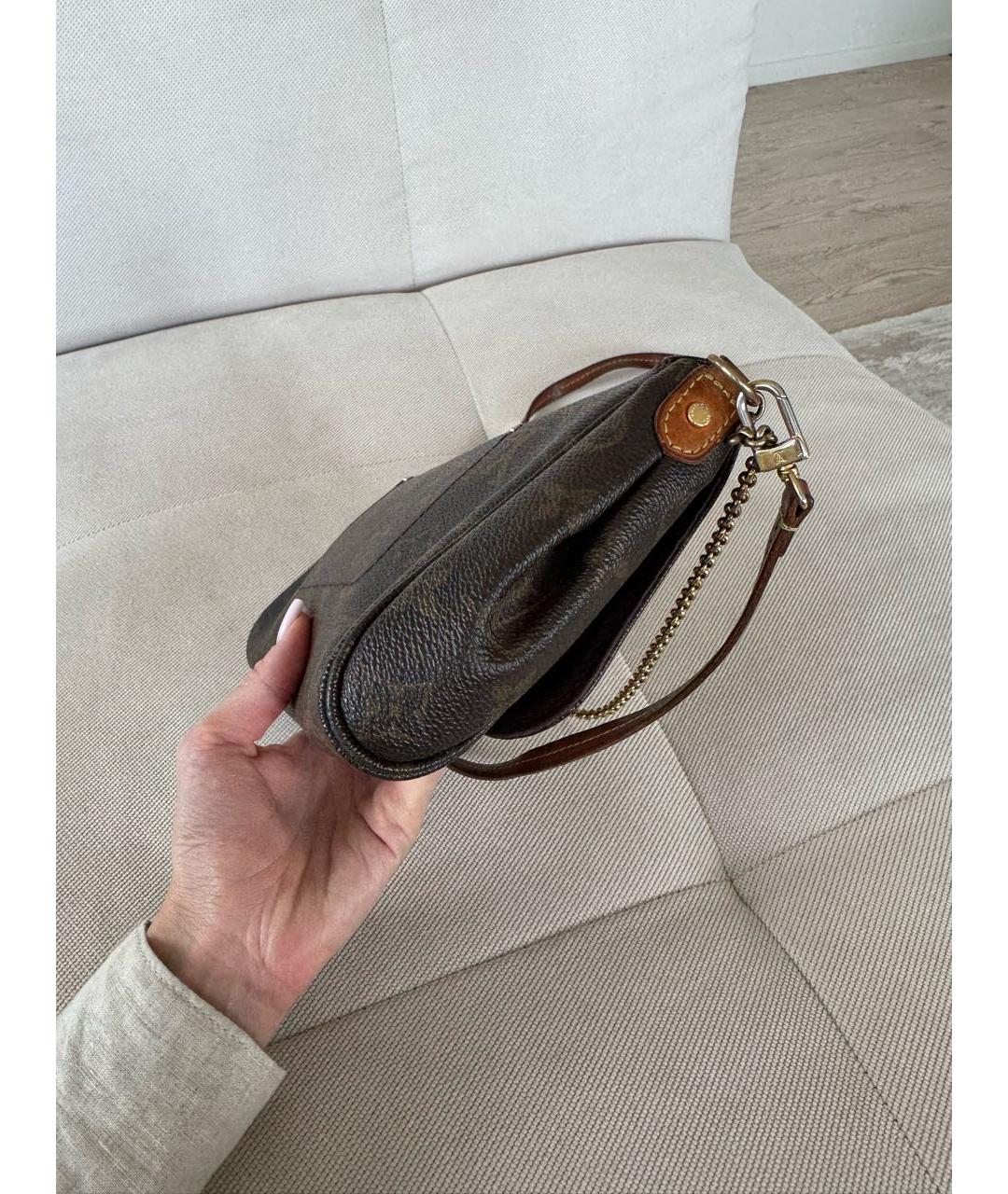 LOUIS VUITTON Коричневая сумка через плечо, фото 5