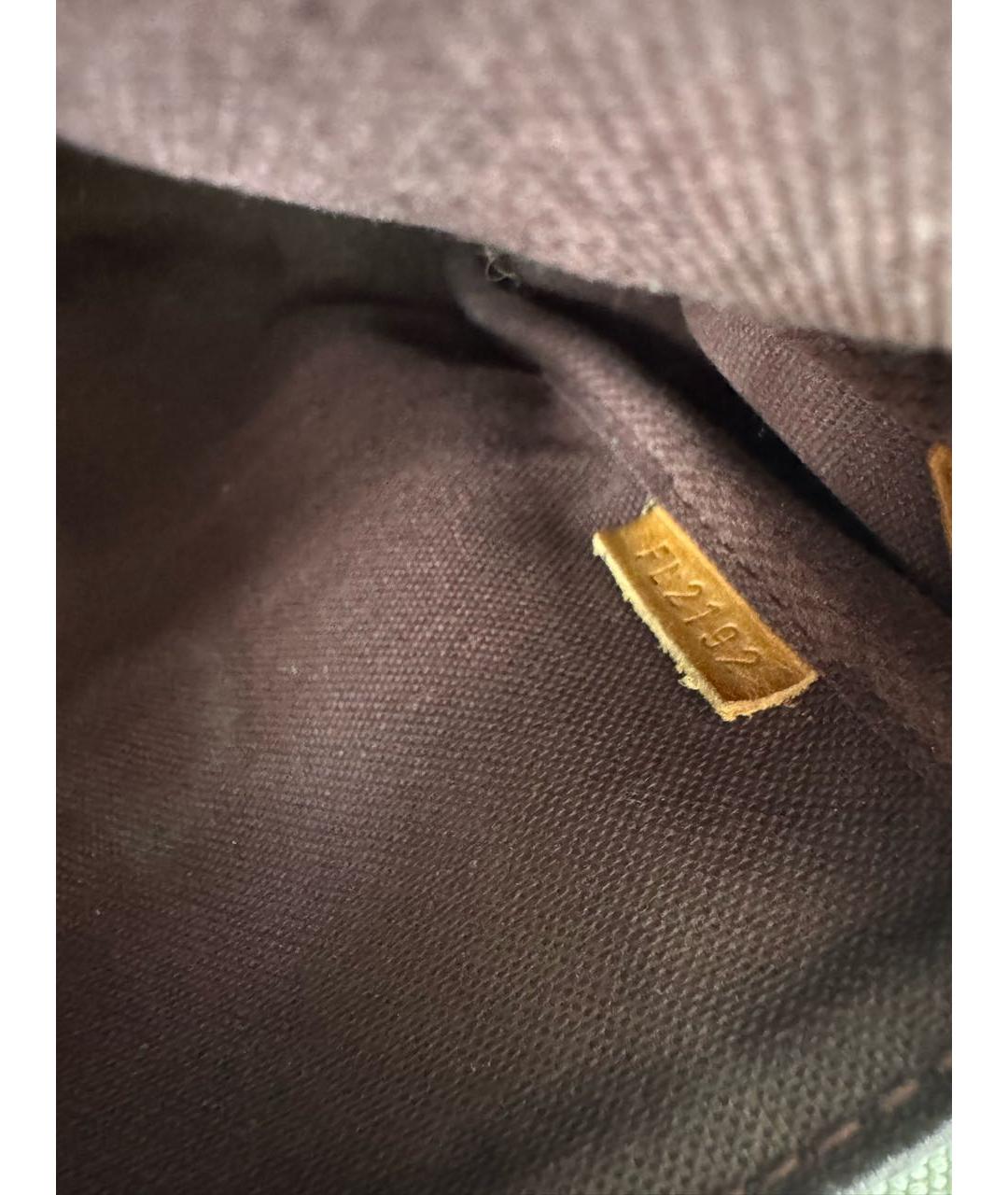 LOUIS VUITTON Коричневая сумка через плечо, фото 4