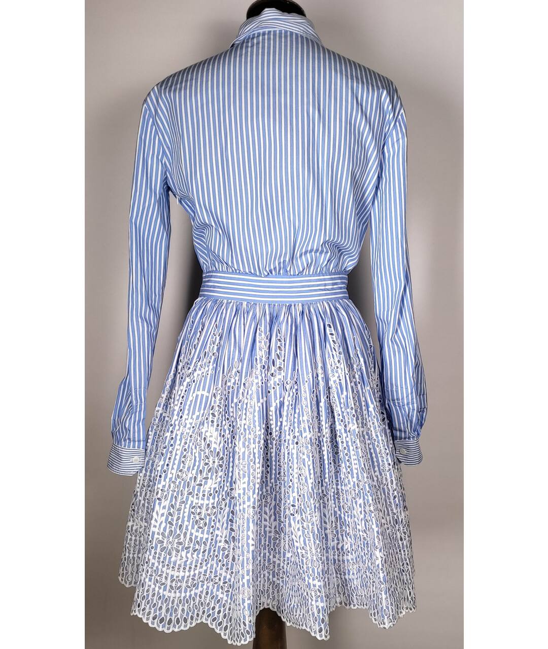 MIU MIU Голубое хлопковое платье, фото 2