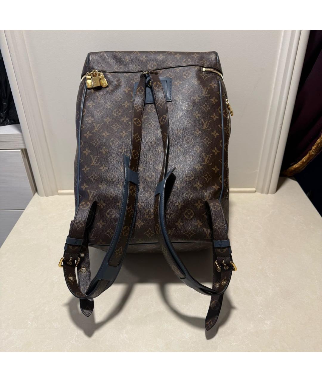 LOUIS VUITTON Коричневый рюкзак, фото 3