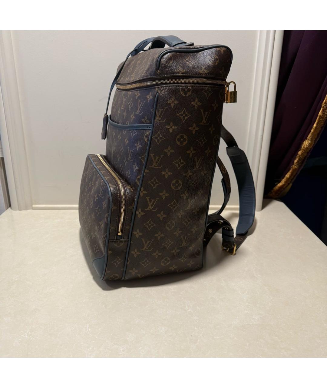LOUIS VUITTON Коричневый рюкзак, фото 2