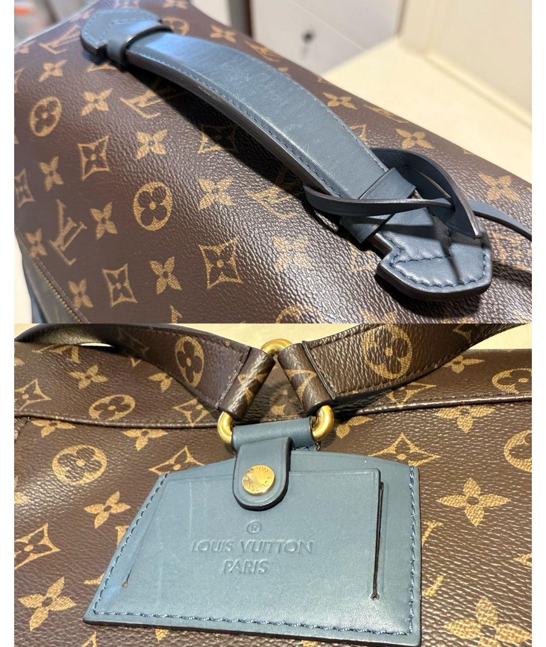 LOUIS VUITTON Коричневый рюкзак, фото 6