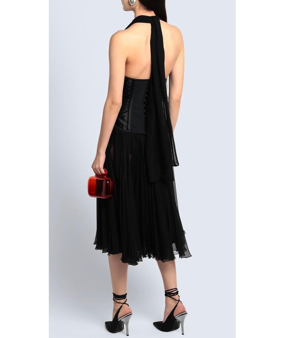 DOLCE&GABBANA Черное коктейльное платье, фото 3