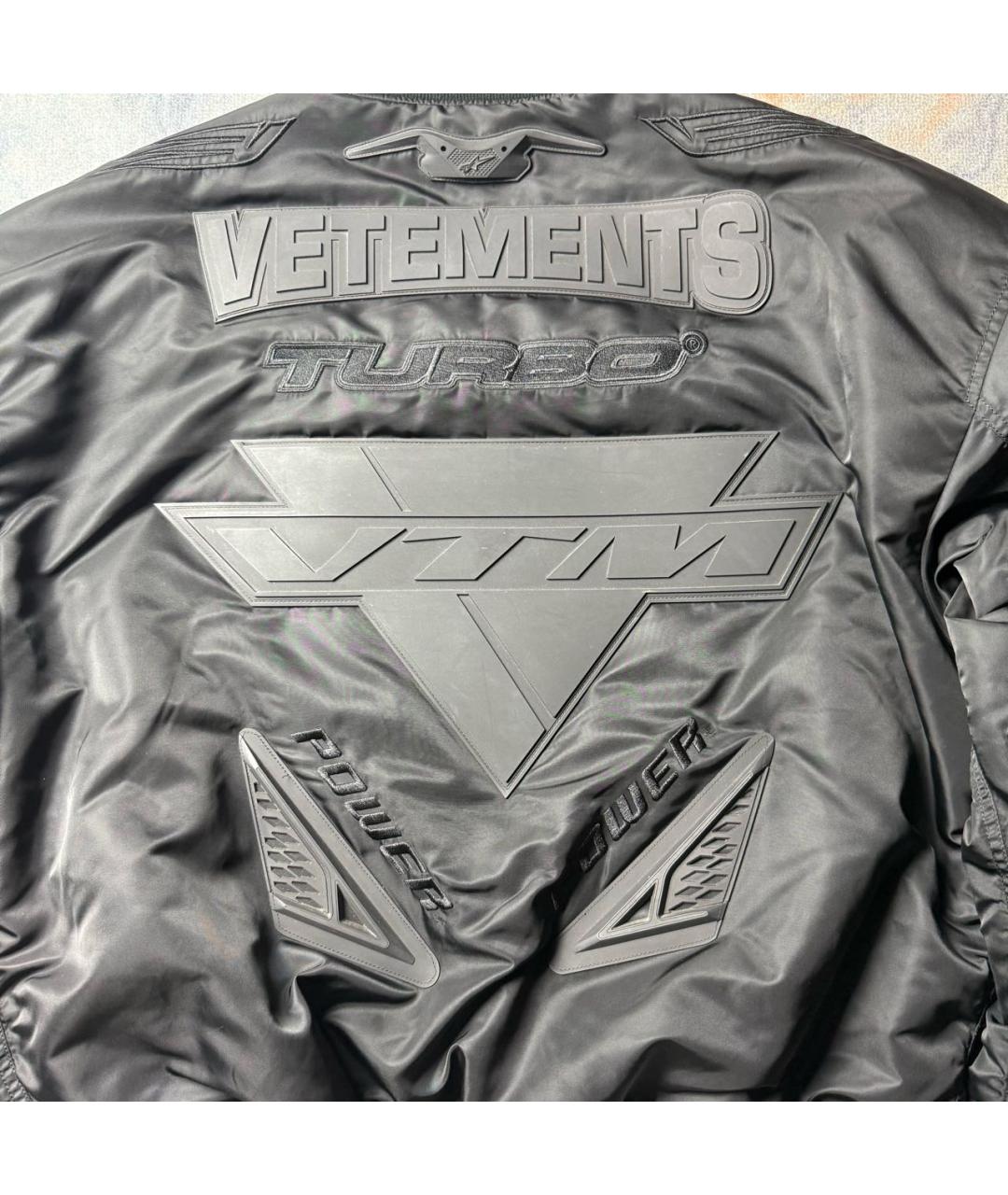 VETEMENTS Черная куртка, фото 5