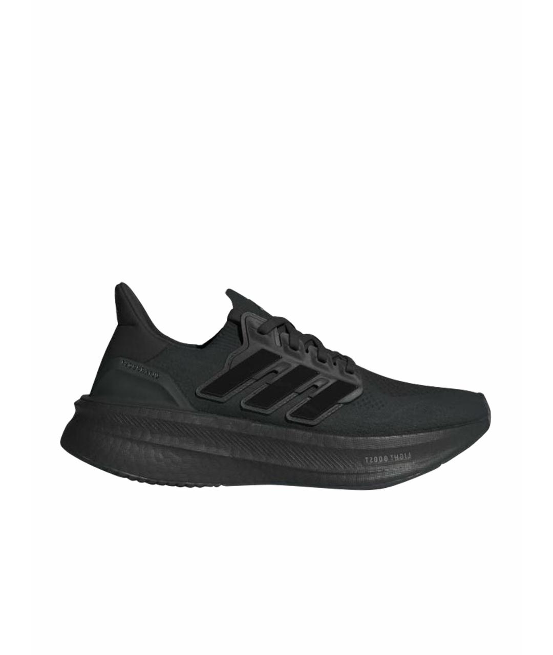 ADIDAS Черные текстильные низкие кроссовки / кеды, фото 1