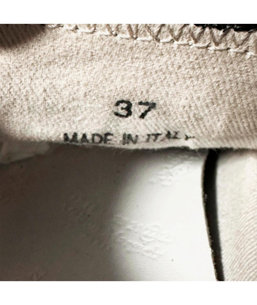 MAISON MARGIELA Черные текстильные кеды, фото 6