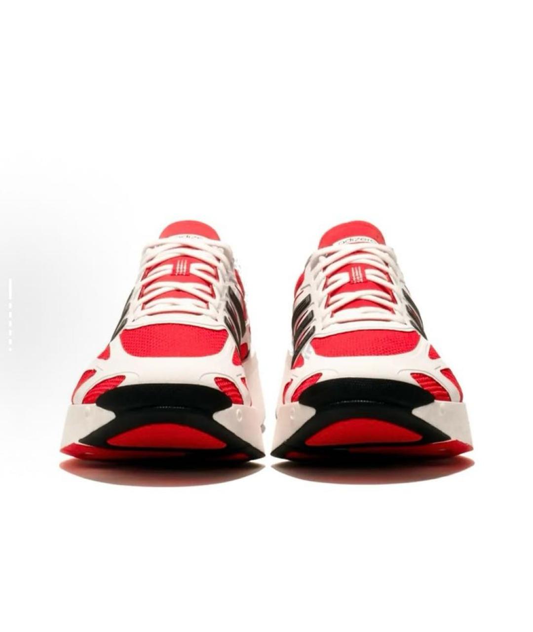 ADIDAS Красные текстильные низкие кроссовки / кеды, фото 5