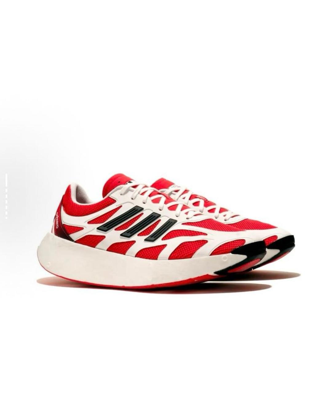 ADIDAS Красные текстильные низкие кроссовки / кеды, фото 4