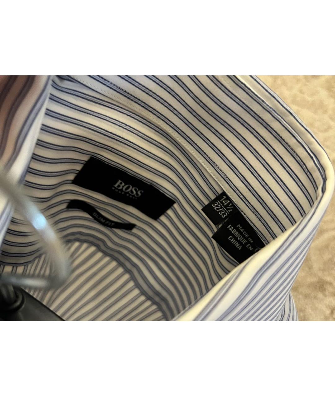 HUGO BOSS Хлопковая классическая рубашка, фото 2
