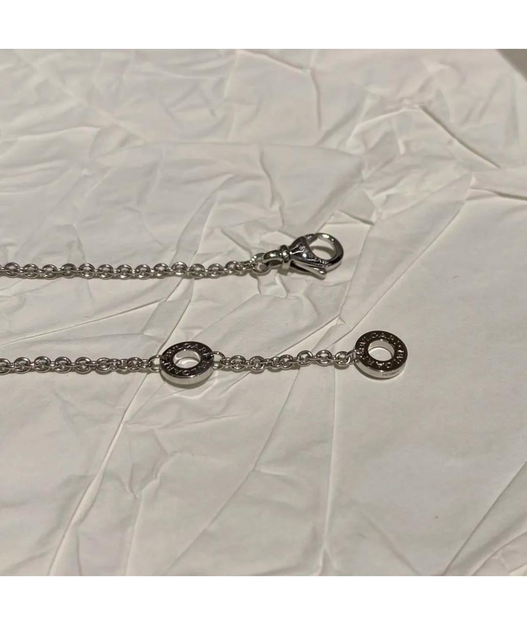 BVLGARI Серебряная подвеска из белого золота, фото 5