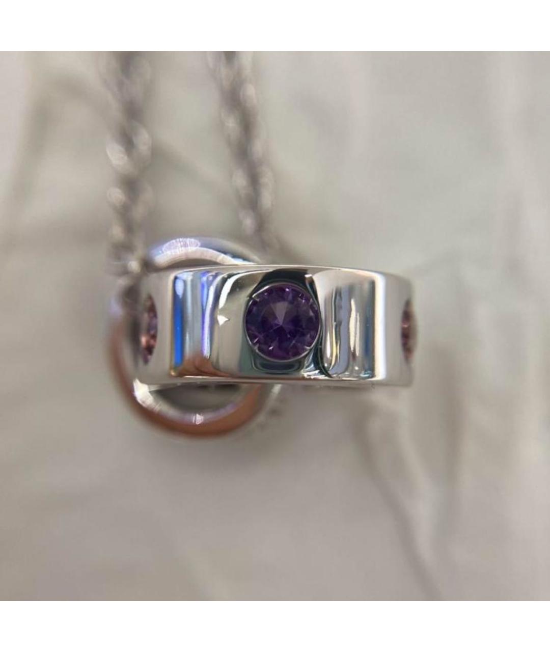 BVLGARI Серебряная подвеска из белого золота, фото 7