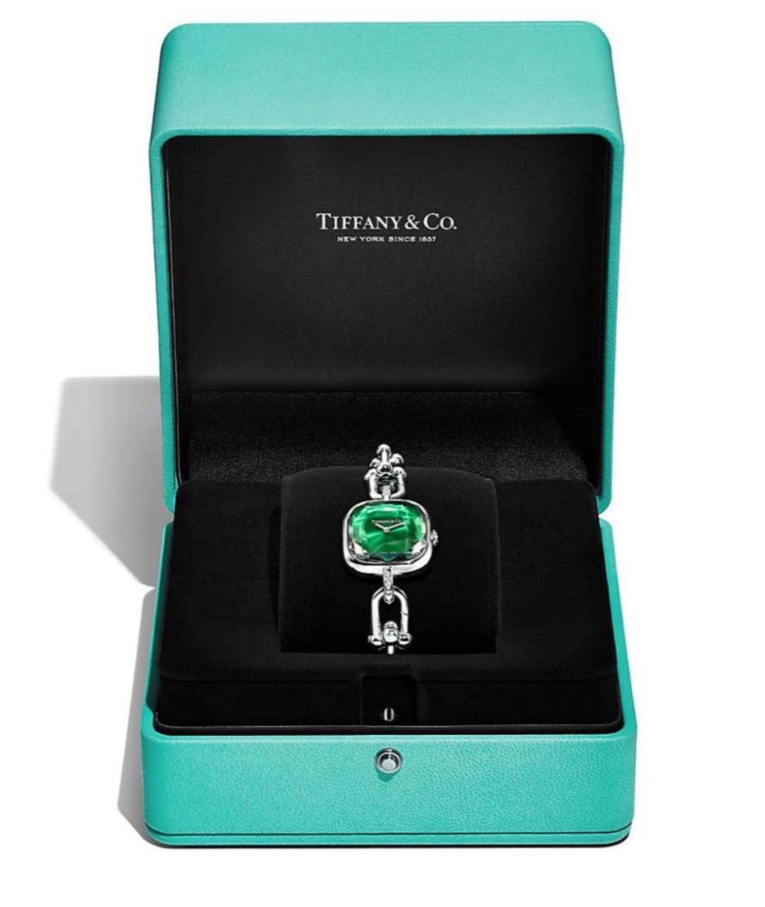 TIFFANY&CO Зеленые серебряные часы, фото 2