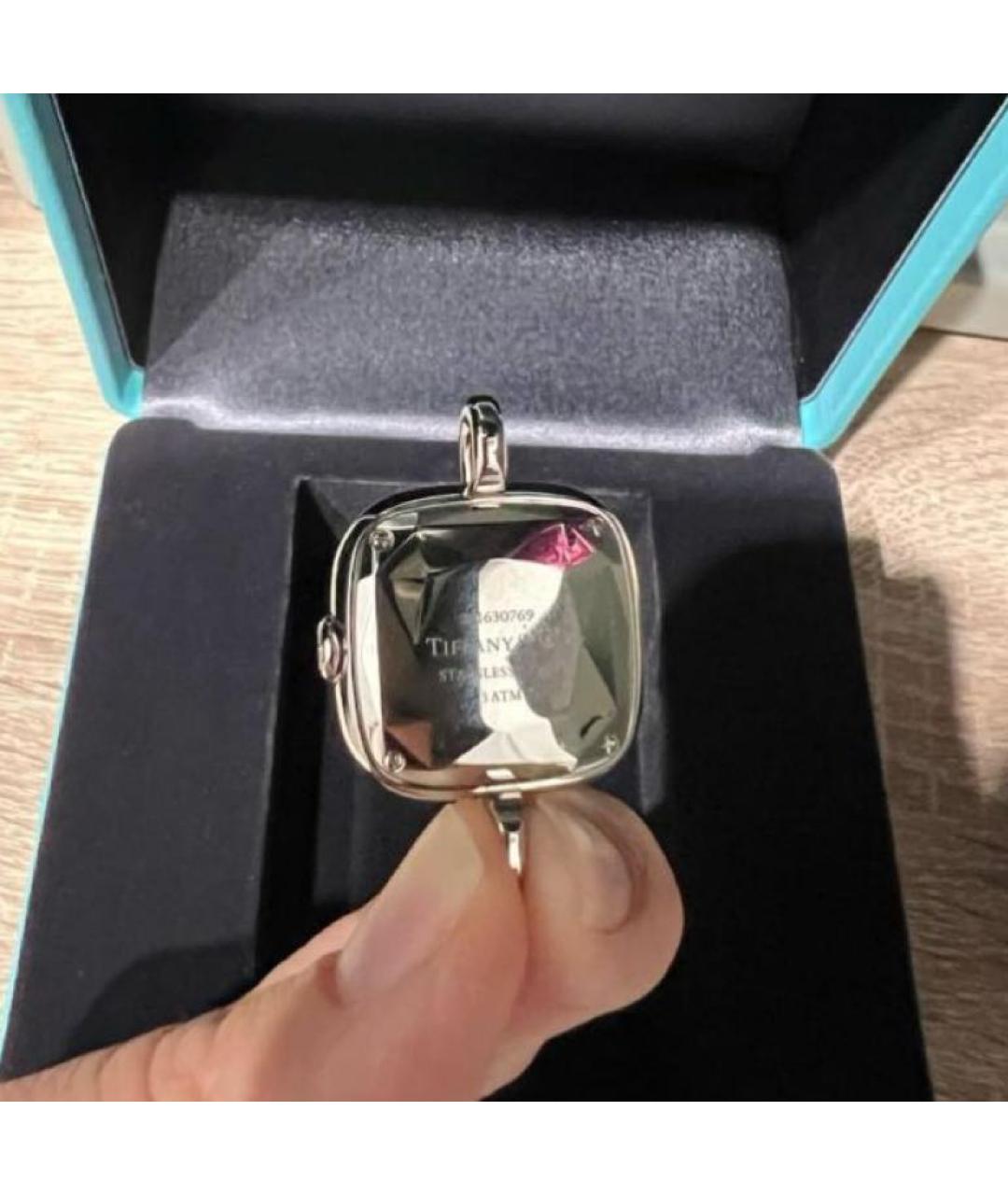 TIFFANY&CO Зеленые серебряные часы, фото 6