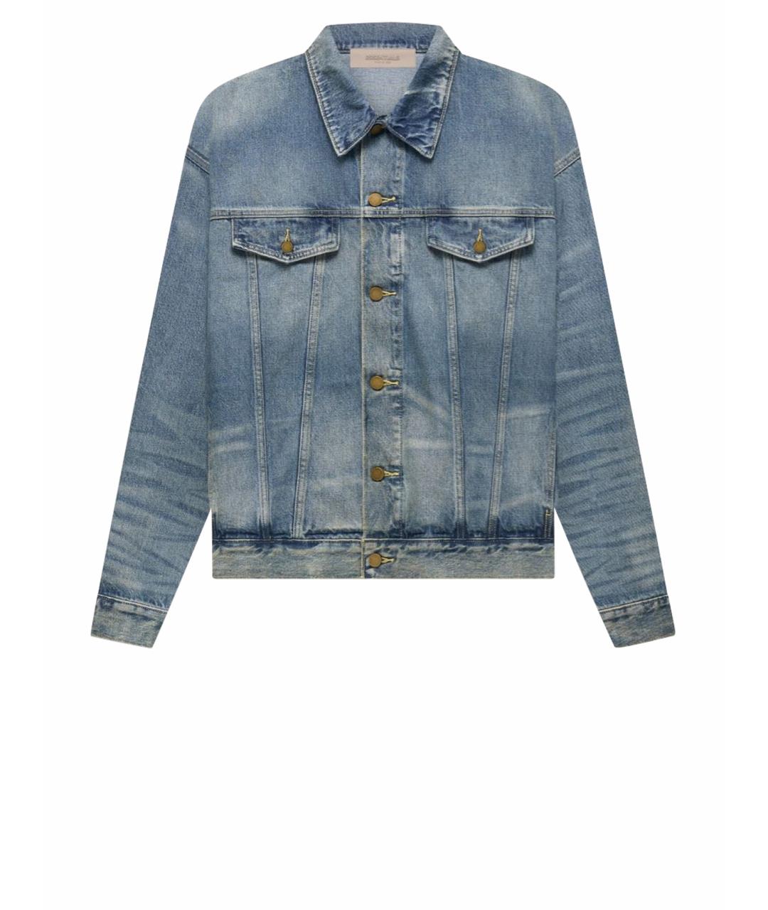 FEAR OF GOD ESSENTIALS Синяя деним куртка, фото 1