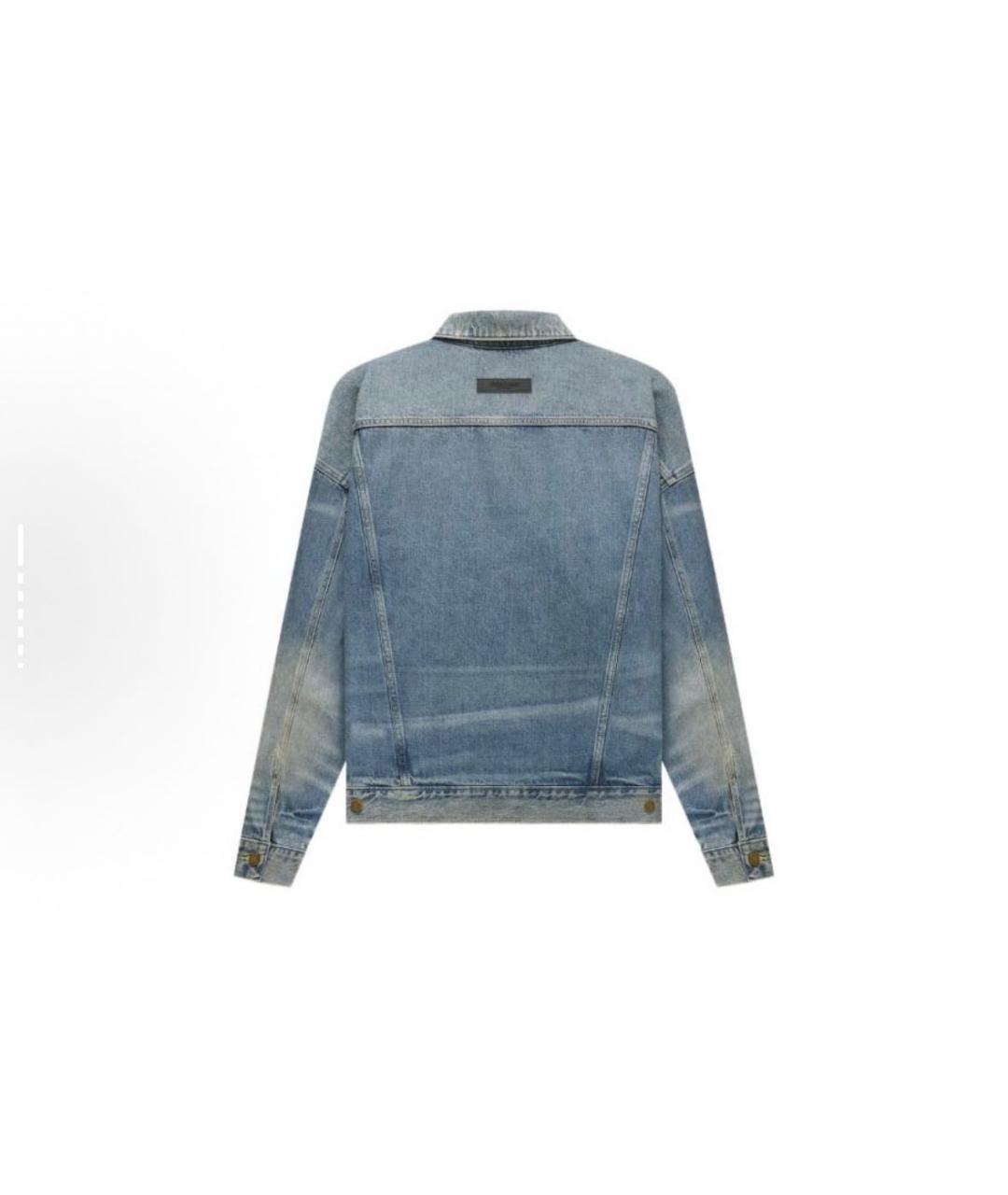 FEAR OF GOD ESSENTIALS Синяя деним куртка, фото 2