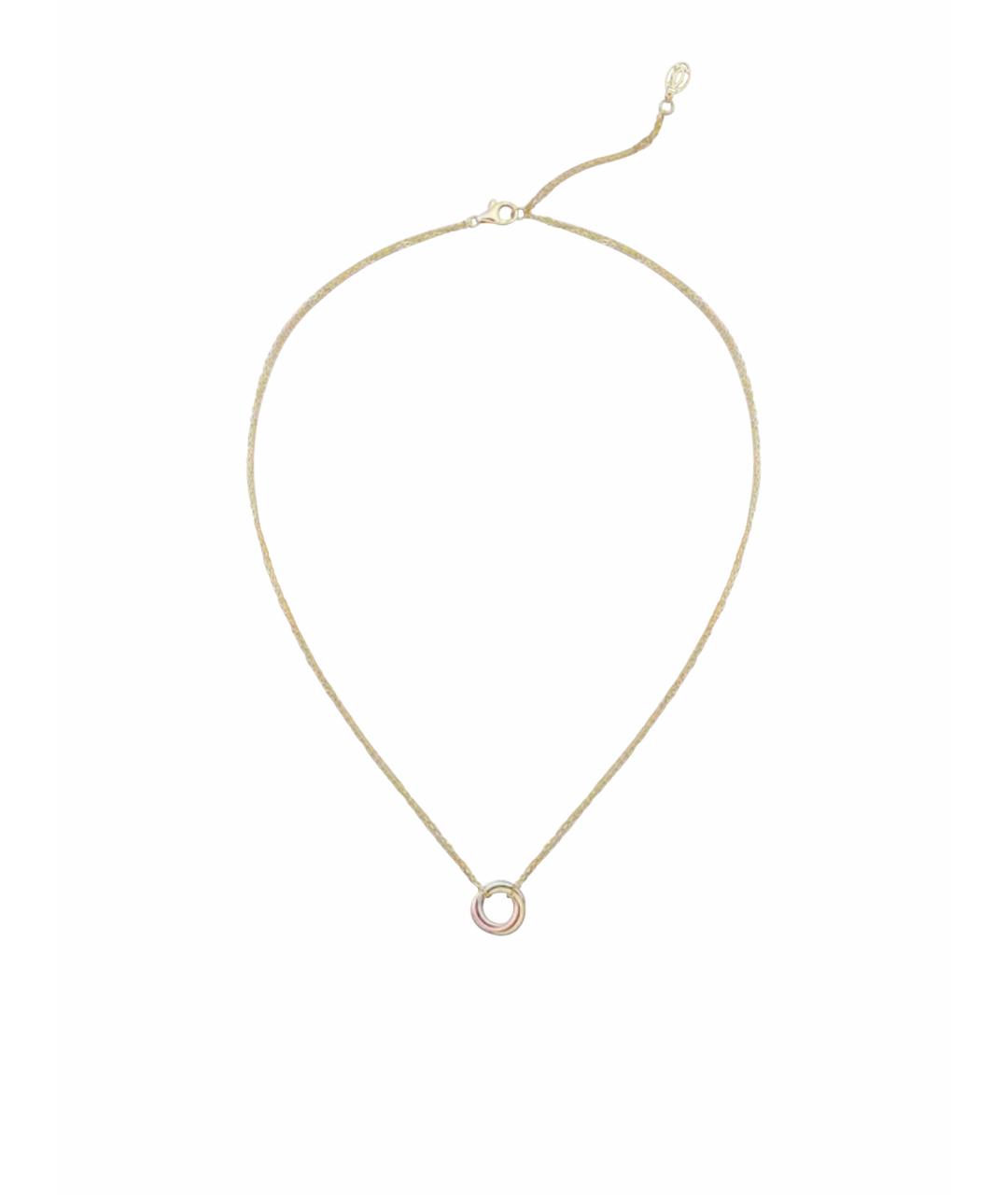 CARTIER Белая подвеска из желтого золота, фото 1