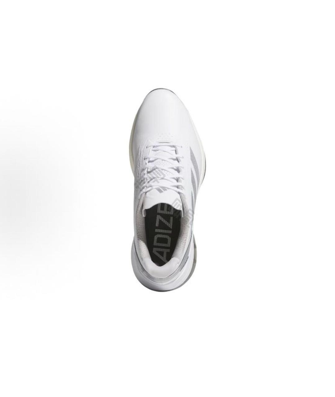 ADIDAS Белые кожаные низкие кроссовки / кеды, фото 3