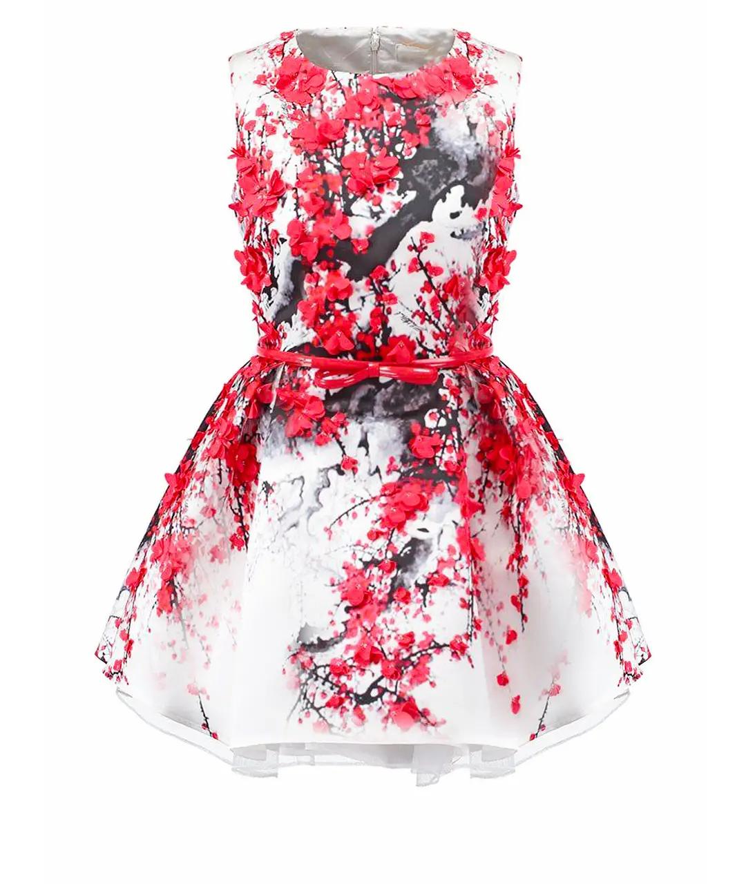 ELISABETTA FRANCHI Мульти полиэстеровое коктейльное платье, фото 1