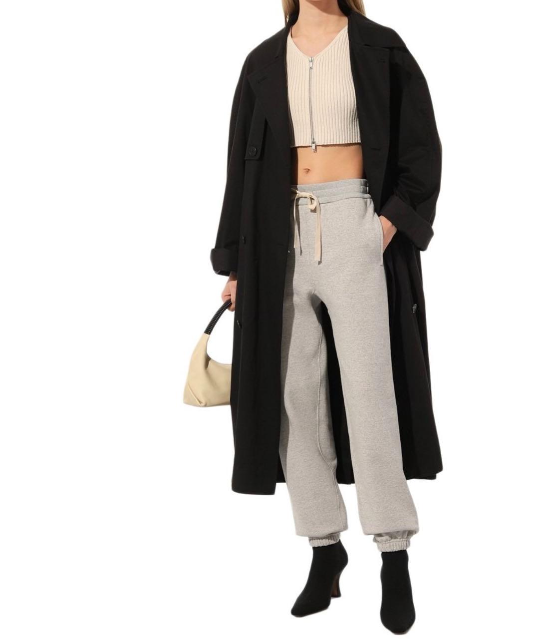 JIL SANDER Серые спортивные брюки и шорты, фото 4
