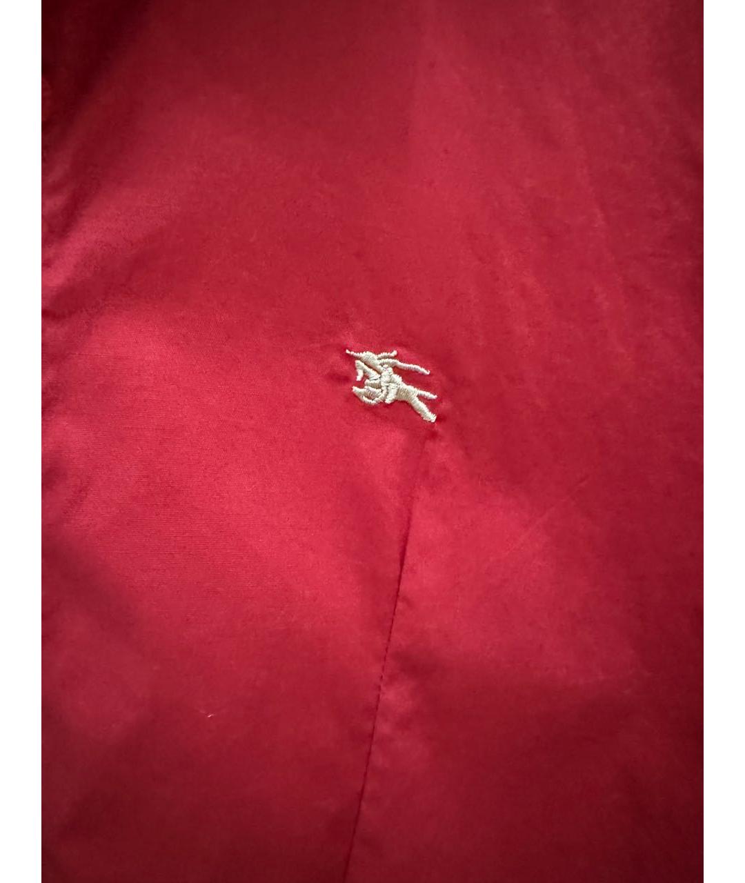 BURBERRY Бордовая хлопковая рубашка, фото 2