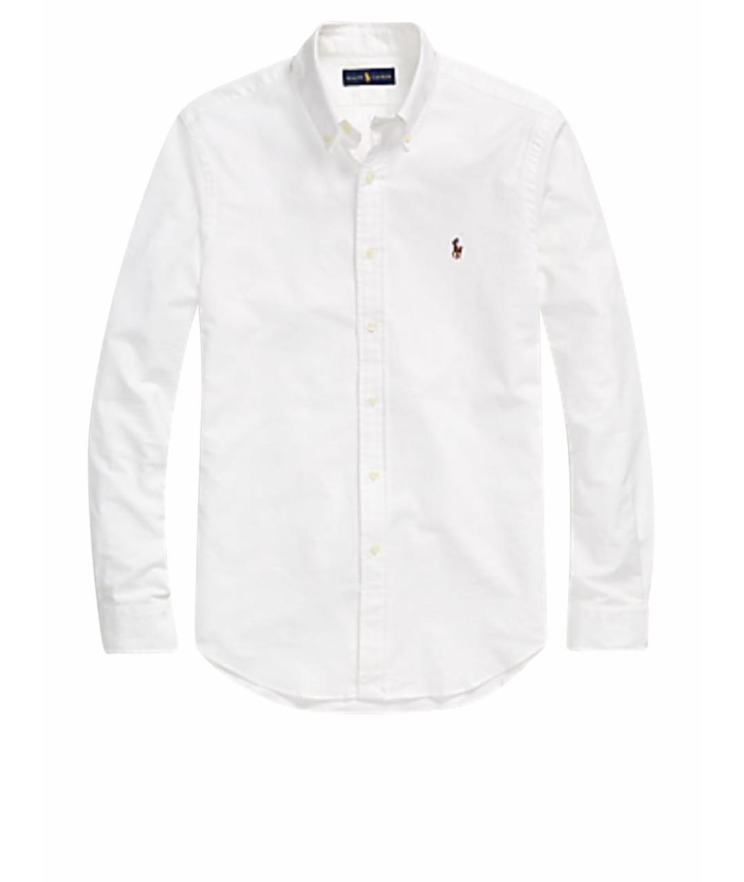 POLO RALPH LAUREN Белая хлопковая классическая рубашка, фото 1