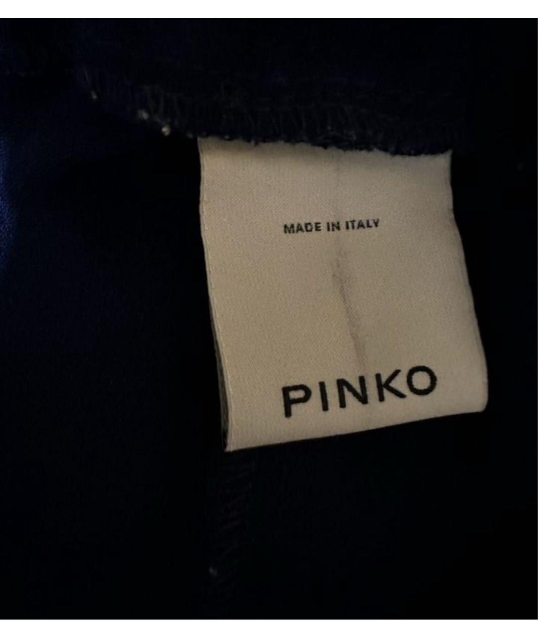 PINKO Темно-синие полиэстеровые спортивные брюки и шорты, фото 2