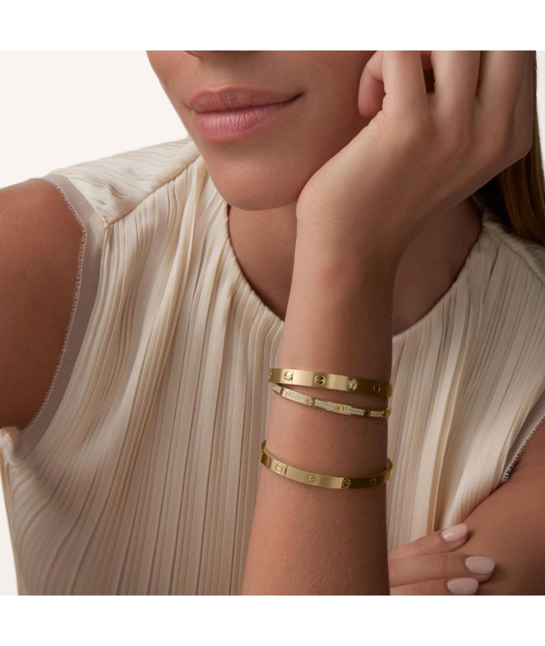 CARTIER Золотой браслет из желтого золота, фото 2