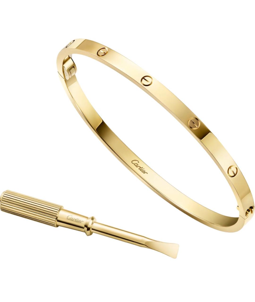 CARTIER Золотой браслет из желтого золота, фото 2