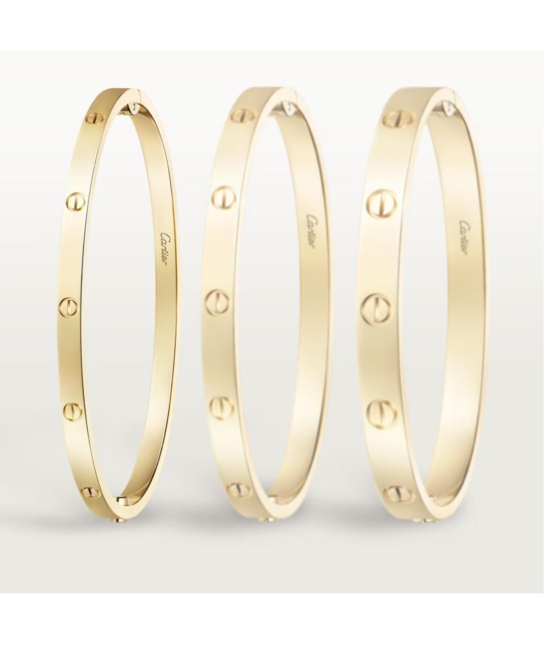 CARTIER Золотой браслет из желтого золота, фото 4