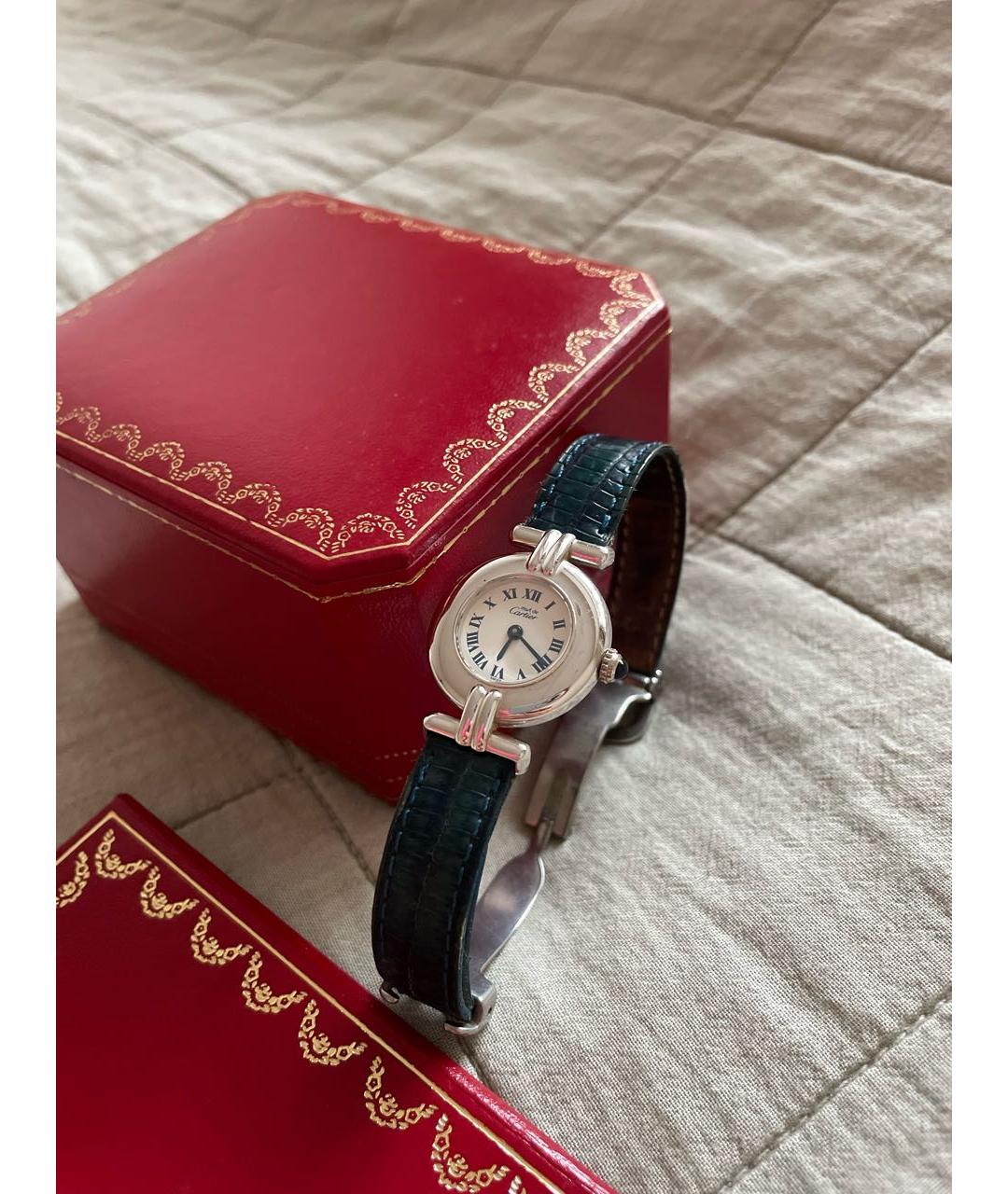 CARTIER Серебряные серебряные часы, фото 3