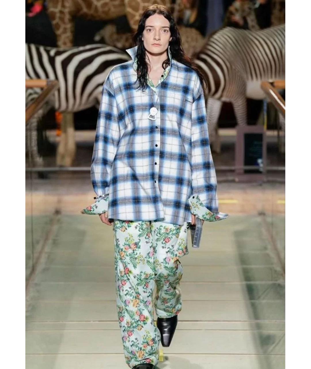 VETEMENTS Мульти хлопковая кэжуал рубашка, фото 3
