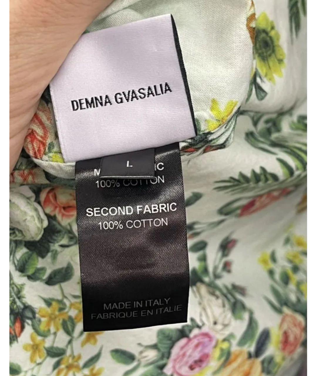 VETEMENTS Мульти хлопковая кэжуал рубашка, фото 4